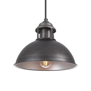 LightFixturesUSA - (OpenBox) Industrial Single Pot Lid Dome Pendant - Pendant Light - 2 Packs - 