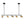 LightFixturesUSA - (OpenBox) Modern 4 - Light Linear Semi Flush Track Light - Chandelier - Black - 3 - Lt