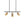 Load image into Gallery viewer, LightFixturesUSA - (OpenBox) Modern 4 - Light Linear Semi Flush Track Light - Chandelier - Gold - 3 - Lt
