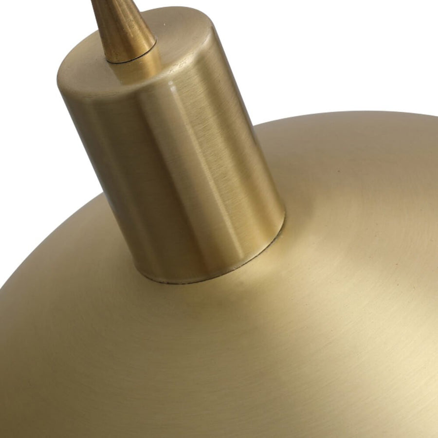 LightFixturesUSA - (OpenBox) Modern Brass Single Dome Pendant Light - Pendant Light - 