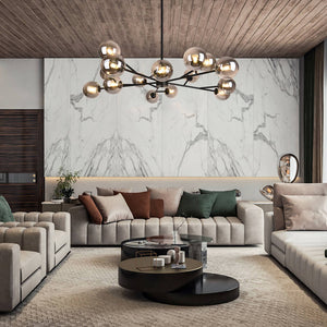 LightFixturesUSA - (OpenBox) Modern Sputnik Branching Bubble Chandelier - Chandelier - Brass - 