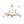 LightFixturesUSA - (OpenBox) Modern Sputnik Branching Bubble Chandelier - Chandelier - Brass - 
