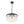 LightFixturesUSA - (OpenBox) Tiered Hammered Water Glass Round Semi Flush Mount - Ceiling Light - Black - 