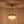 LightFixturesUSA - (OpenBox) Tiered Hammered Water Glass Round Semi Flush Mount - Ceiling Light - Black - 
