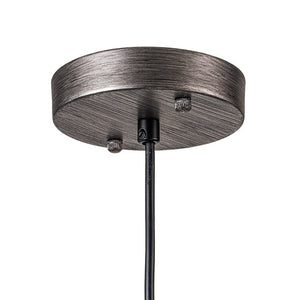 LightFixturesUSA - (OpenBox) Vintage Luxe Oversized Hammered Dome Pendant - Pendant Light - 23 in. - Dark Silver