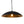 LightFixturesUSA - (OpenBox) Vintage Oversized Flat Dome Metal Pendant Light - Chandelier - Black+Gold - 1 - Lt
