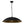 Load image into Gallery viewer, LightFixturesUSA - (OpenBox) Vintage Oversized Flat Dome Metal Pendant Light - Chandelier - Black+Gold - 1 - Lt
