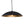 LightFixturesUSA - (OpenBox) Vintage Oversized Flat Dome Metal Pendant Light - Chandelier - Black+Gold - 1 - Lt