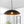 LightFixturesUSA - (OpenBox) Vintage Oversized Flat Dome Metal Pendant Light - Chandelier - Black+Gold - 1 - Lt