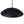 LightFixturesUSA - (OpenBox) Vintage Oversized Flat Dome Metal Pendant Light - Chandelier - Black+Gold - 1 - Lt