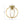 LightFixturesUSA-Orrery Brass Layered Ring 1-Light Glass Globe Semi Flush Mount-Ceiling Light-Brass-