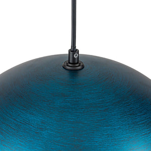 LightFixturesUSA - Oversized Industrial Oxidized Copper Patina Dome Pendant - Pendant Light - 23 in. (Pre - Order & 8 Weeks) - 