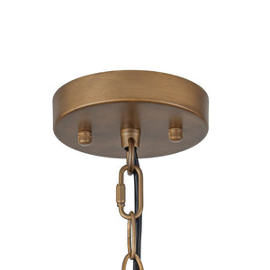 LightFixturesUSA - Oversized Vintage Bronze Metal Dome Pendant Light - Chandelier - 23 in. - 