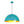 LightFixturesUSA - Oxidized Copper Verdigris Turquoise Metal Dome Pendant - Pendant Light - 23.6 in - 