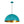 LightFixturesUSA - Oxidized Copper Verdigris Turquoise Metal Dome Pendant - Pendant Light - 23.6 in - 