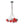 LightFixturesUSA - Pop Art Red Orange Hue Cluster Glass Globe Bubble Chandelier - Chandelier - 16 - Lt - 