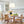 LightFixturesUSA-Retro 3-Light Large White Linen Drum Lantern Chandelier-Chandelier-19.7 in-