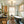 Load image into Gallery viewer, LightFixturesUSA - Round Drum Hammered Glass Semi Flush Mount - Ceiling Light - Black - 
