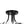 Load image into Gallery viewer, LightFixturesUSA - Round Drum Hammered Glass Semi Flush Mount - Ceiling Light - Black - 
