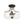 LightFixturesUSA - Round Drum Hammered Glass Semi Flush Mount - Ceiling Light - Oil - Rubbed Bronze (Exclusive Offer) - 