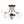 Load image into Gallery viewer, LightFixturesUSA - Round Drum Hammered Glass Semi Flush Mount - Ceiling Light - Oil - Rubbed Bronze (Exclusive Offer) - 
