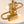 LightFixturesUSA - Round Gradient Blue Opal Art Glass Semi Flush Mount - Ceiling Light - 11.8 in - 