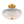 LightFixturesUSA - Round Gradient Blue Opal Art Glass Semi Flush Mount - Ceiling Light - 11.8 in - 
