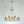 LightFixturesUSA - Royal Brass Crown Candle Style Crystal Drops Round Chandelier - Chandelier - Brass - 