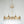 LightFixturesUSA - Royal Brass Crown Candle Style Crystal Drops Round Chandelier - Chandelier - Brass - 