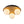 LightFixturesUSA - Rural Frosted Glass Globe Wooden Round Semi Flush Mount - Ceiling Light - 3 - Lt - 