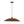 LightFixturesUSA - Rustic Brown 1 - Light Oversized Flat Dome Pendant Light - Chandelier - 23.6in - 
