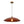 LightFixturesUSA - Rustic Brown 1 - Light Oversized Flat Dome Pendant Light - Chandelier - 23.6in - 