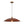 LightFixturesUSA - Rustic Brown 1 - Light Oversized Flat Dome Pendant Light - Chandelier - 23.6in - 