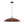 LightFixturesUSA - Rustic Brown 1 - Light Oversized Flat Dome Pendant Light - Chandelier - 23.6in - 