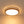 LightFixturesUSA - Rustic Dimmable LED Walnut Wooden Round Ceiling Light - Ceiling Light - 15.7 in - 