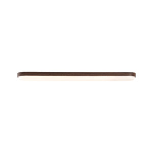 LightFixturesUSA-Rustic Walnut Wood Grain Oval Dimmable LED Ceiling Light-Ceiling Light-38.8 in-