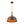 LightFixturesUSA-Rustic Weathered Brown Rust-Copper Metal 1-Light Pendant-Pendant Light-15.7 in-