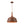 LightFixturesUSA-Rustic Weathered Brown Rust-Copper Metal 1-Light Pendant-Pendant Light-15.7 in-
