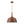 LightFixturesUSA-Rustic Weathered Brown Rust-Copper Metal 1-Light Pendant-Pendant Light-15.7 in-