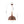 LightFixturesUSA-Rustic Weathered Brown Rust-Copper Metal 1-Light Pendant-Pendant Light-15.7 in-