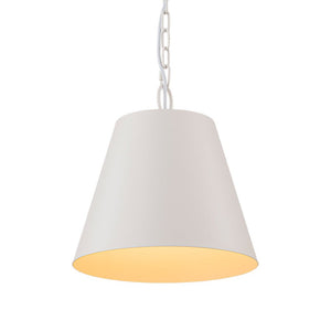 LightFixturesUSA - Scandinavian 1 - Light Geometric White Kitchen Pendant Light - Pendant Light - Bell - 