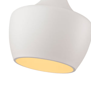 LightFixturesUSA - Scandinavian 1 - Light Geometric White Kitchen Pendant Light - Pendant Light - Teardrop - 