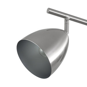 LightFixturesUSA - Scandinavian 4 - Light Adjustable Spotlight Island Linear Track Light - Ceiling Light - Nickel - 