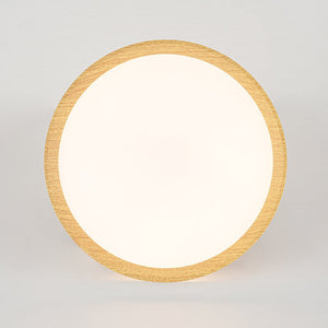 LightFixturesUSA - Scandinavian 5CCT Dimmable LED Round Flush Mount Light - Ceiling Light - White - 