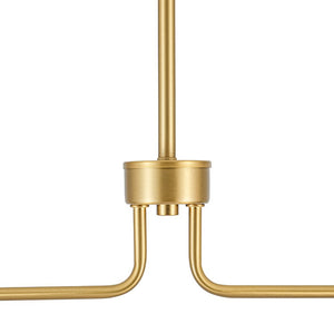 LightFixturesUSA-Scandinavian Brass Blue Round Dimmable LED Pendant-Pendant Light-16 in-