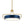 LightFixturesUSA-Scandinavian Brass Blue Round Dimmable LED Pendant-Pendant Light-16 in-