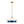 LightFixturesUSA-Scandinavian Brass Blue Round Dimmable LED Pendant-Pendant Light-16 in-