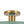 LightFixturesUSA - Scandinavian Brass White Round Dimmable LED Semi Flush Light - Ceiling Light - Green (5CCT & Pre - Order) - 