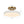 Load image into Gallery viewer, LightFixturesUSA - Scandinavian Brass White Round Dimmable LED Semi Flush Light - Ceiling Light - White - 
