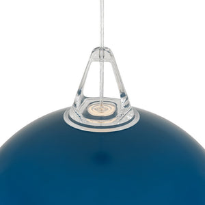 LightFixturesUSA-Scandinavian Colored Wide Metal Dome Kitchen Pendant Light-Pendant Light-Blue-